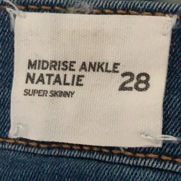 Hudson Jeans Mid Rise Natalie Super Skinny - Picture 8 of 9